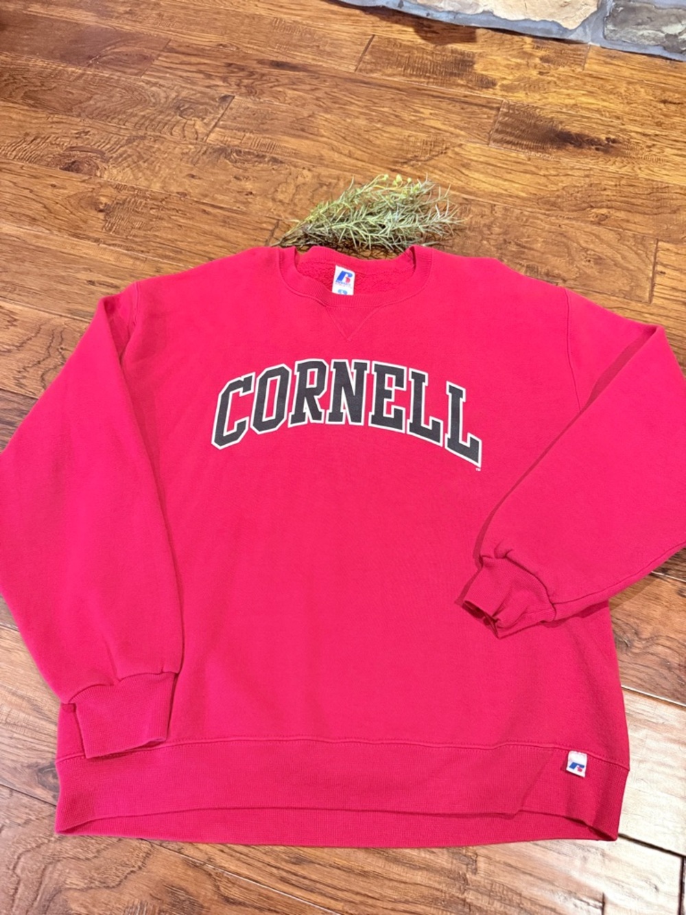 Russell Athletic Red Cornell Crewneck Sweatshirt